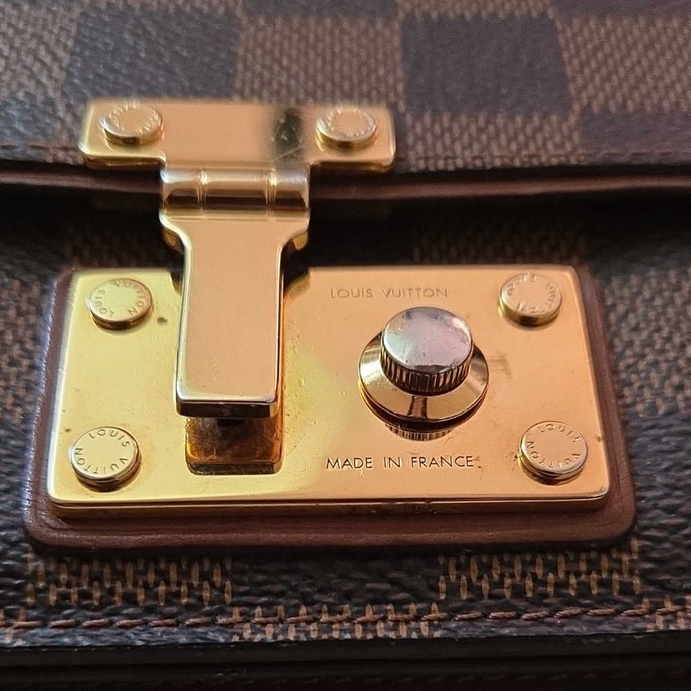 LV Brown Clutch with Gold Hardware - Picture 11 of 13